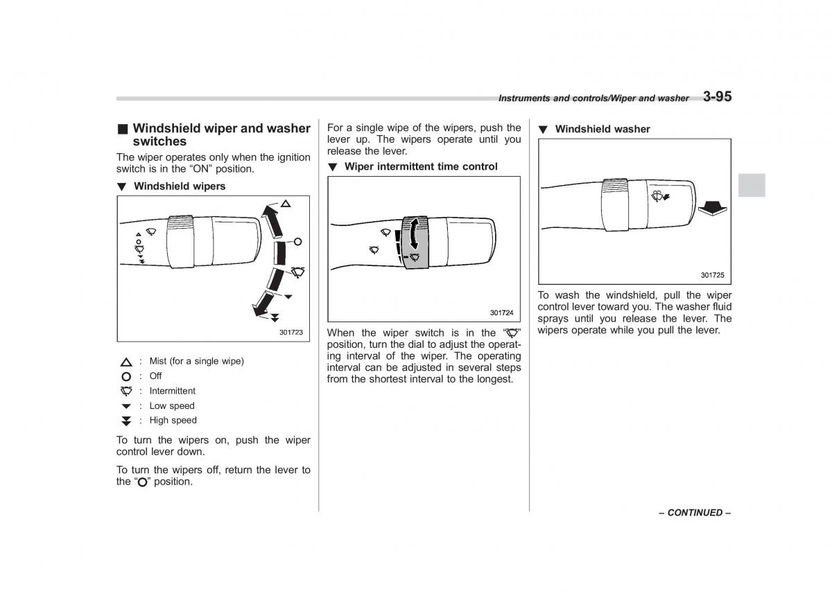 Subaru Forester IV 4 owners manual / page 230