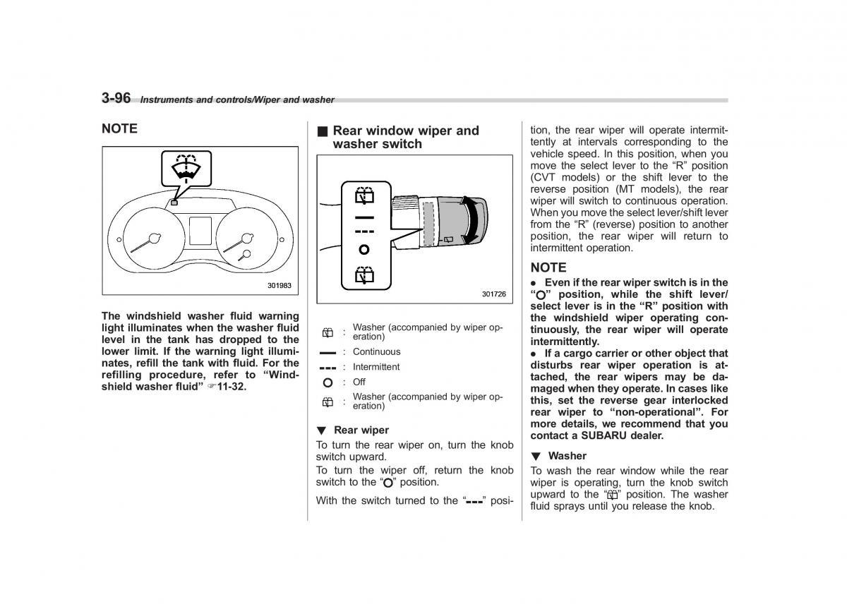 Subaru Forester IV 4 owners manual / page 231