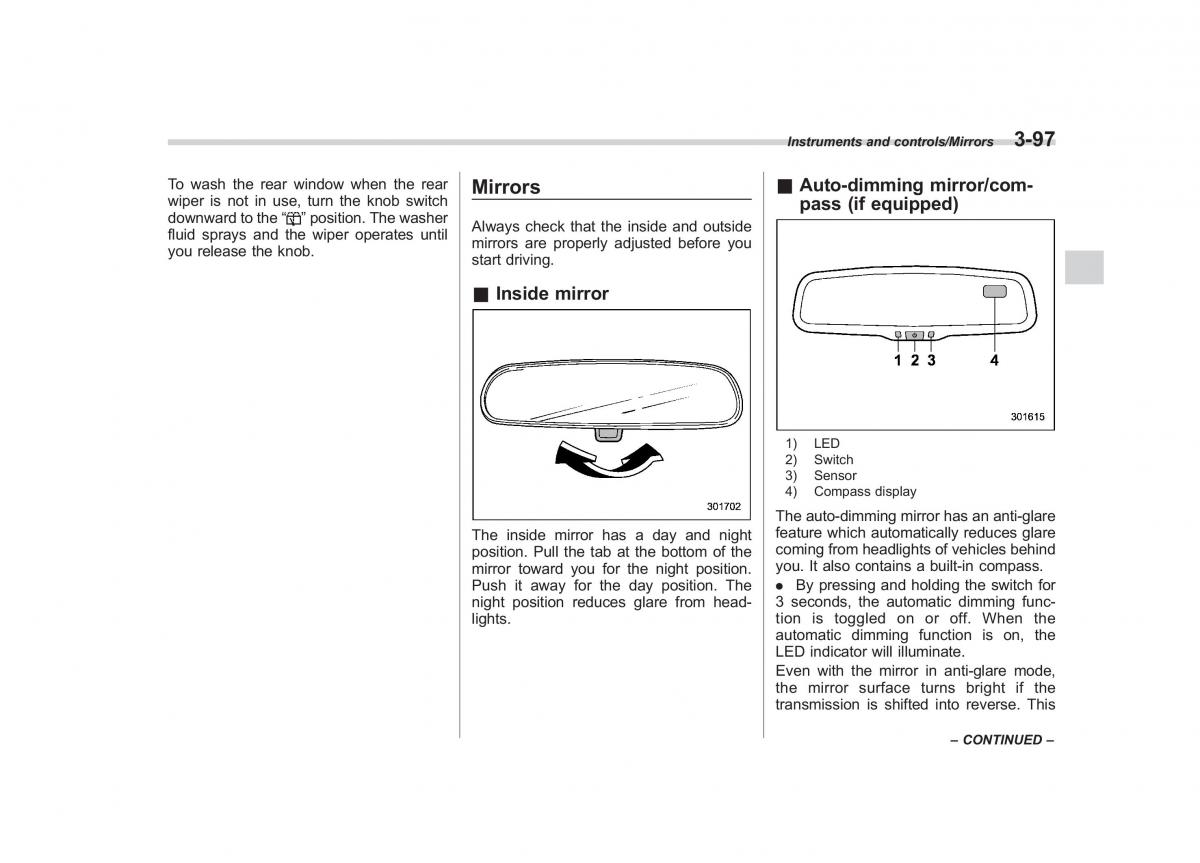 Subaru Forester IV 4 owners manual / page 232