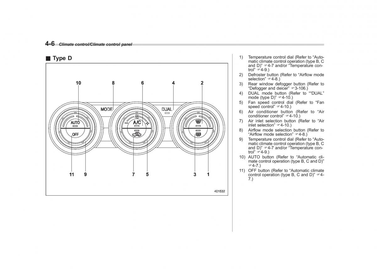 Subaru Forester IV 4 owners manual / page 249