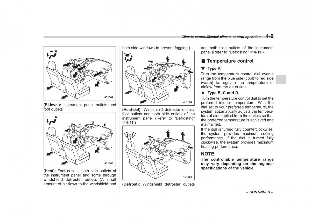 Subaru Forester IV 4 owners manual / page 252