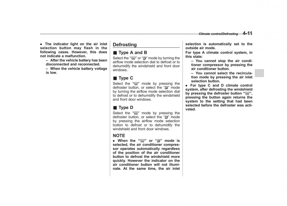 Subaru Forester IV 4 owners manual / page 254