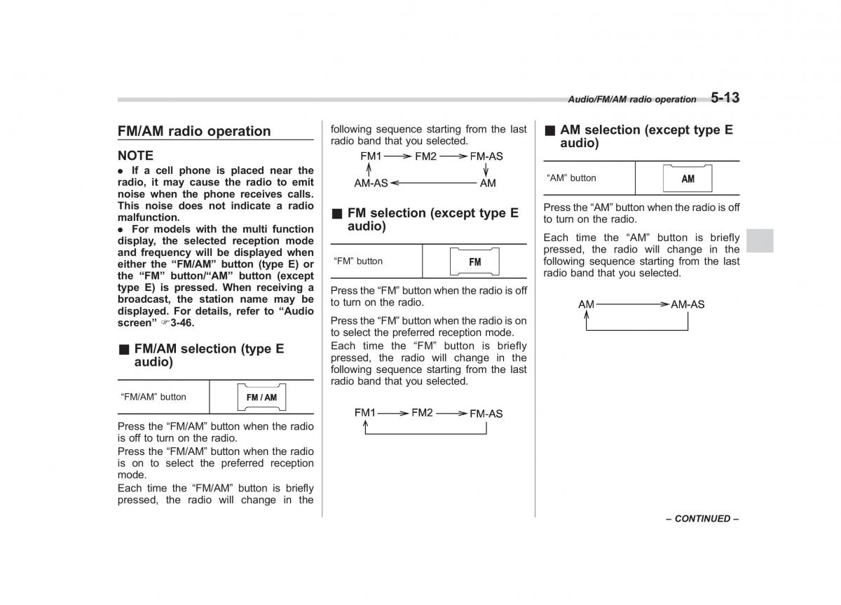 Subaru Forester IV 4 owners manual / page 270