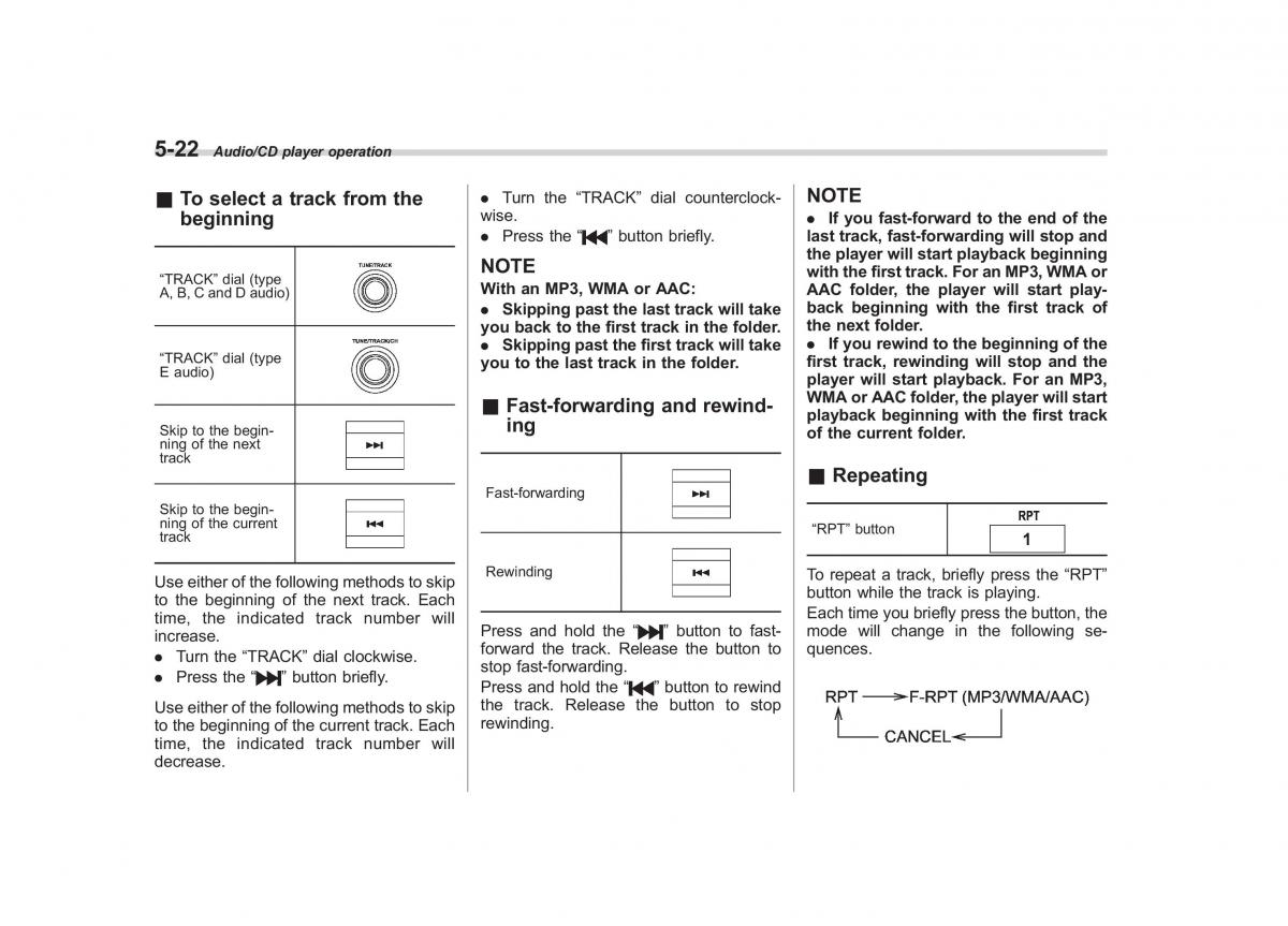 Subaru Forester IV 4 owners manual / page 279