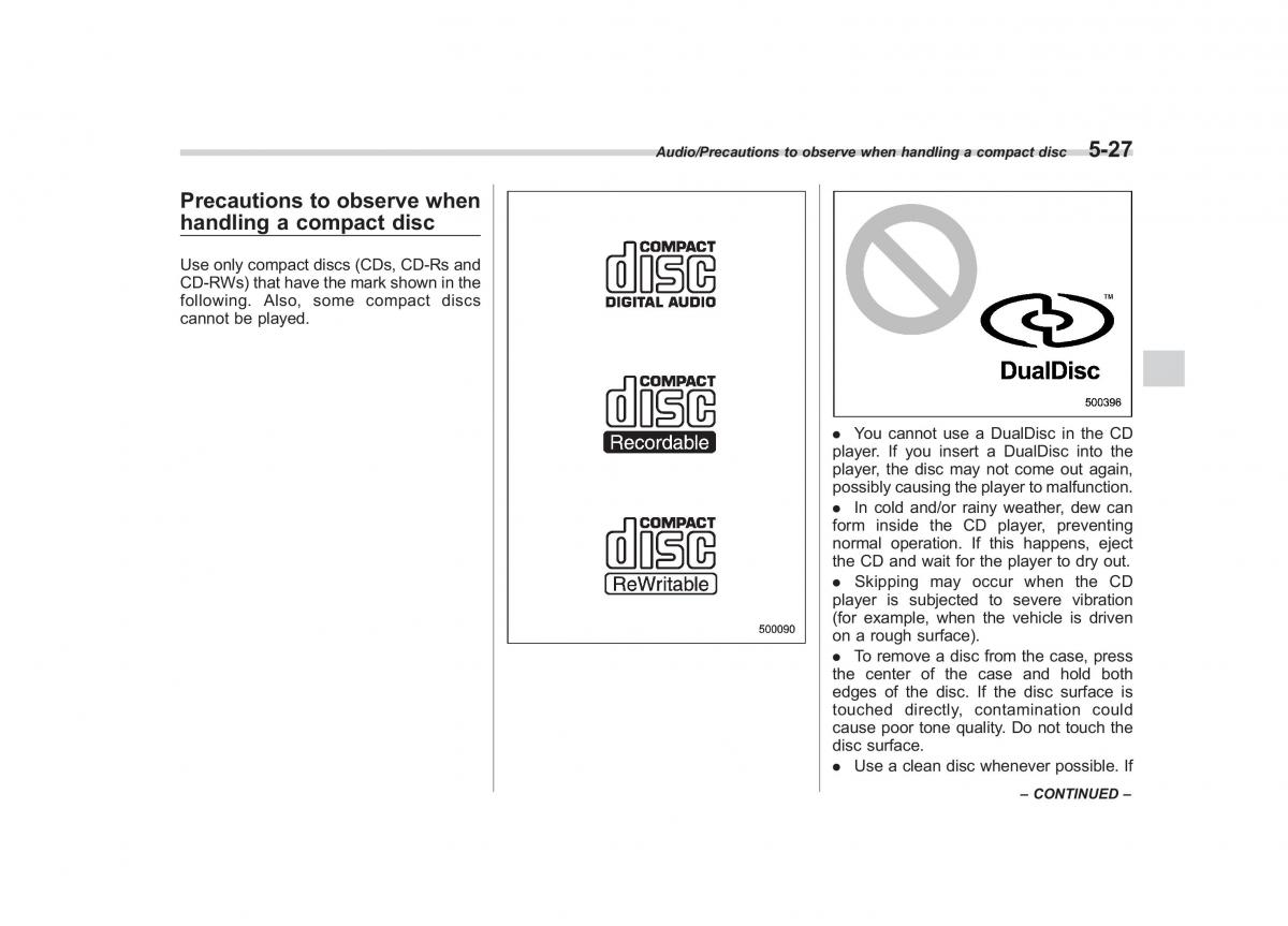 Subaru Forester IV 4 owners manual / page 284