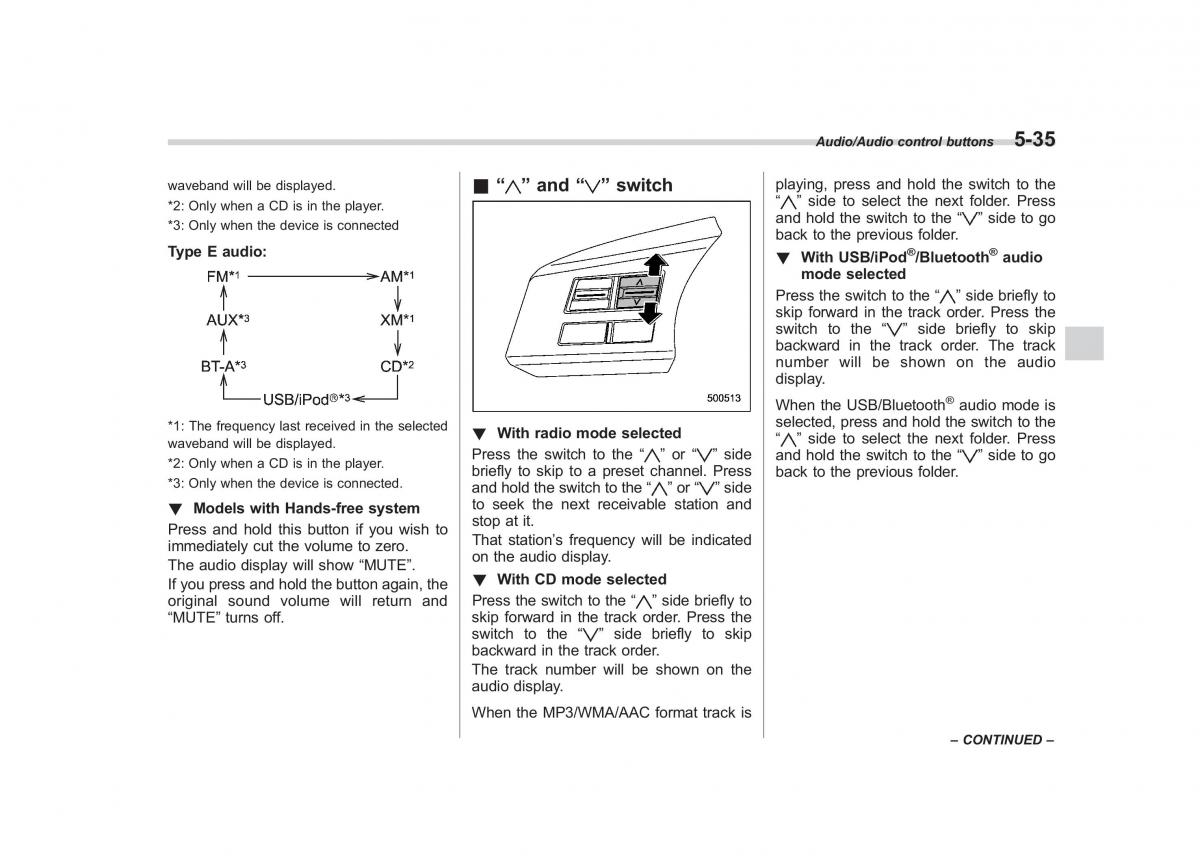 Subaru Forester IV 4 owners manual / page 292