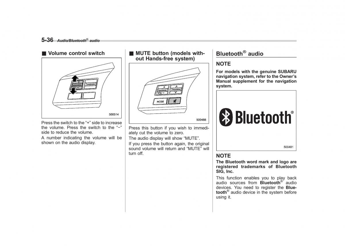 Subaru Forester IV 4 owners manual / page 293