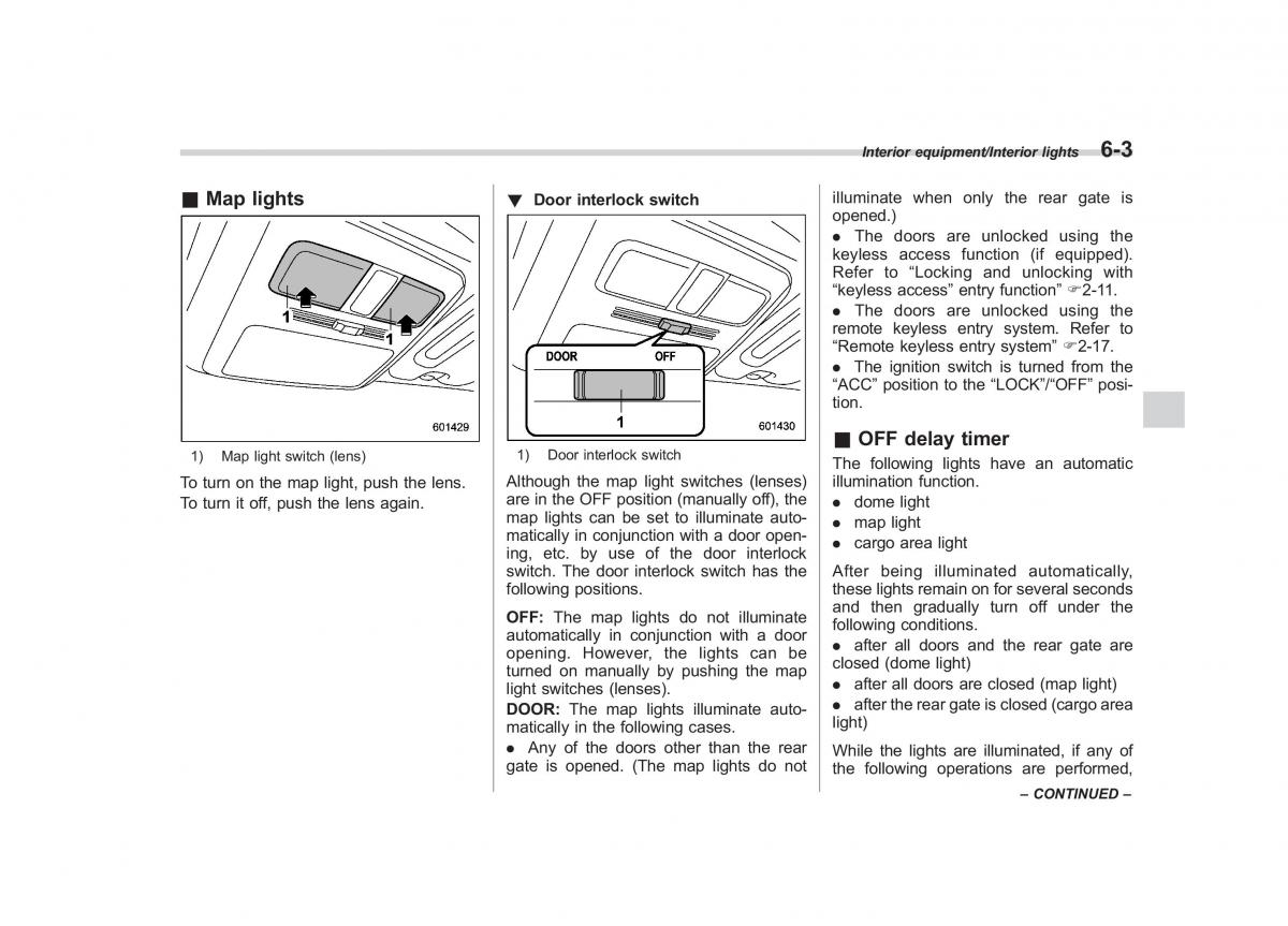 Subaru Forester IV 4 owners manual / page 322