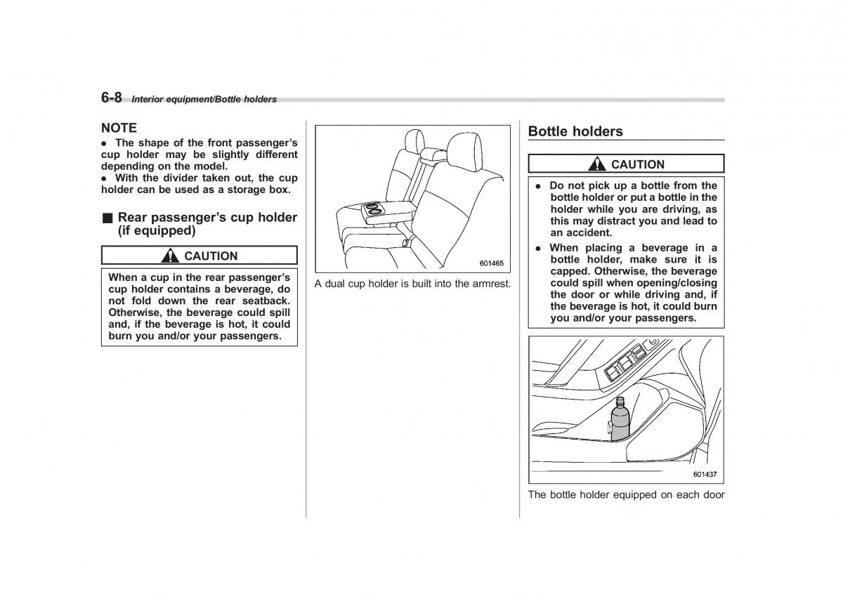 Subaru Forester IV 4 owners manual / page 327