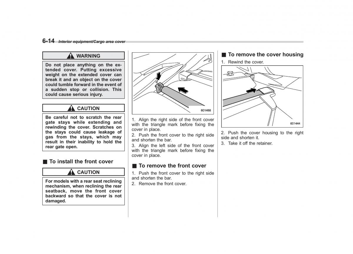 Subaru Forester IV 4 owners manual / page 333