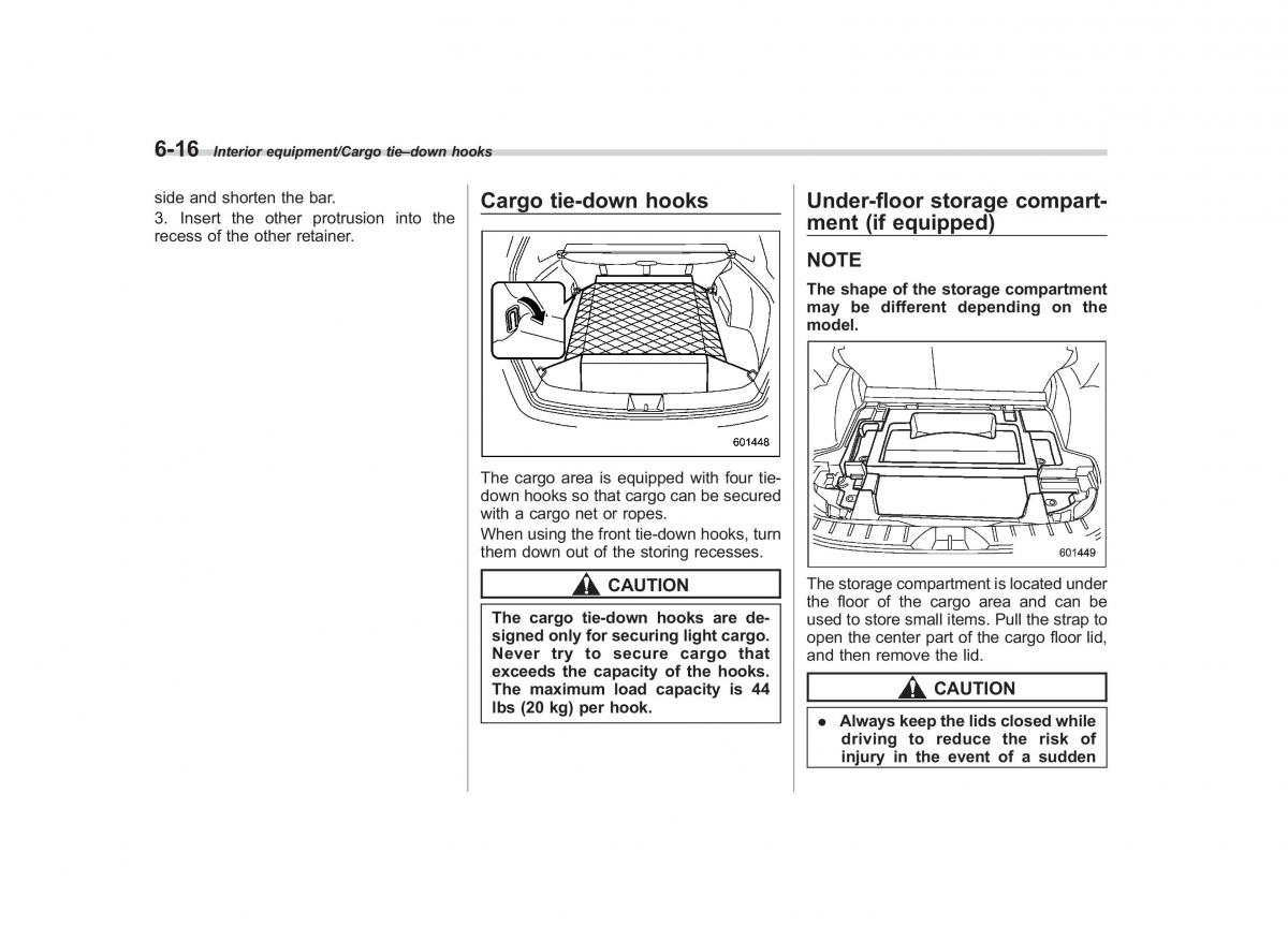 Subaru Forester IV 4 owners manual / page 335