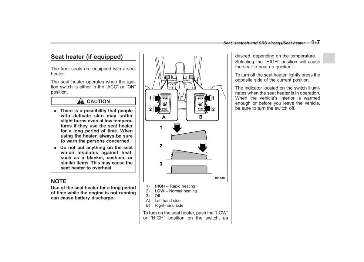 Subaru Forester IV 4 owners manual / page 34