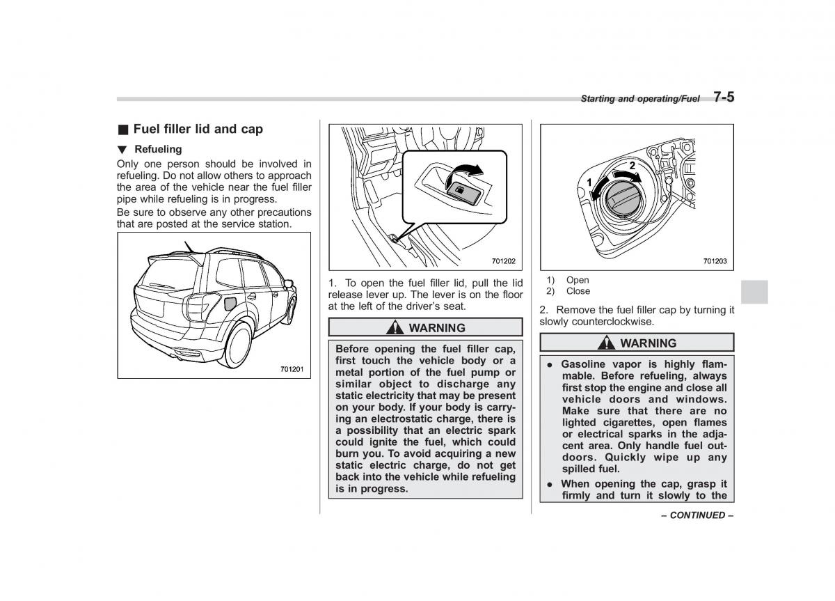 Subaru Forester IV 4 owners manual / page 346