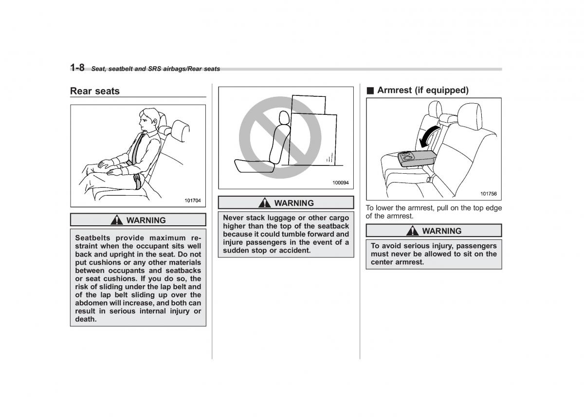 Subaru Forester IV 4 owners manual / page 35