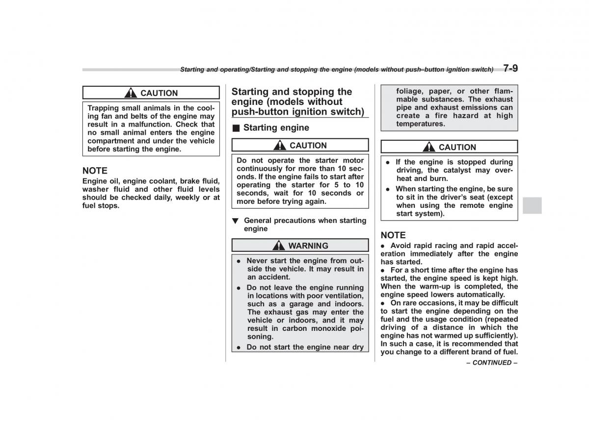 Subaru Forester IV 4 owners manual / page 350