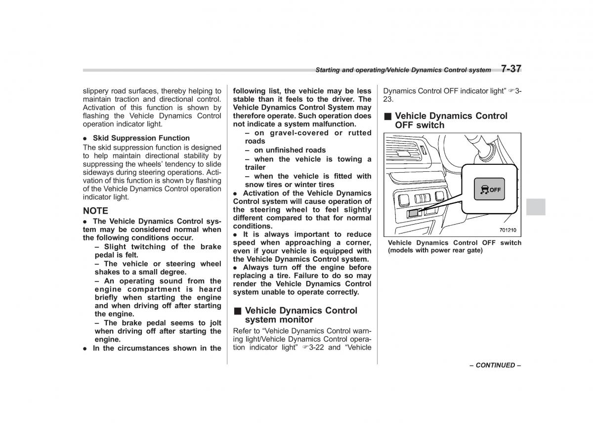 Subaru Forester IV 4 owners manual / page 378