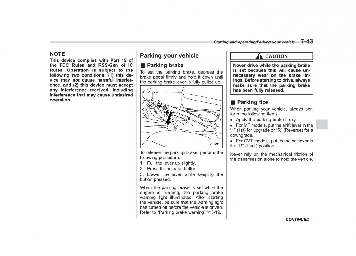 Subaru Forester IV 4 owners manual / page 384