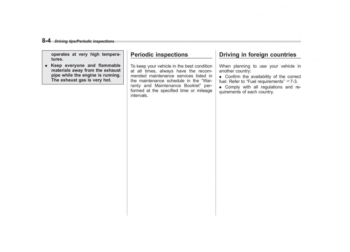 Subaru Forester IV 4 owners manual / page 397