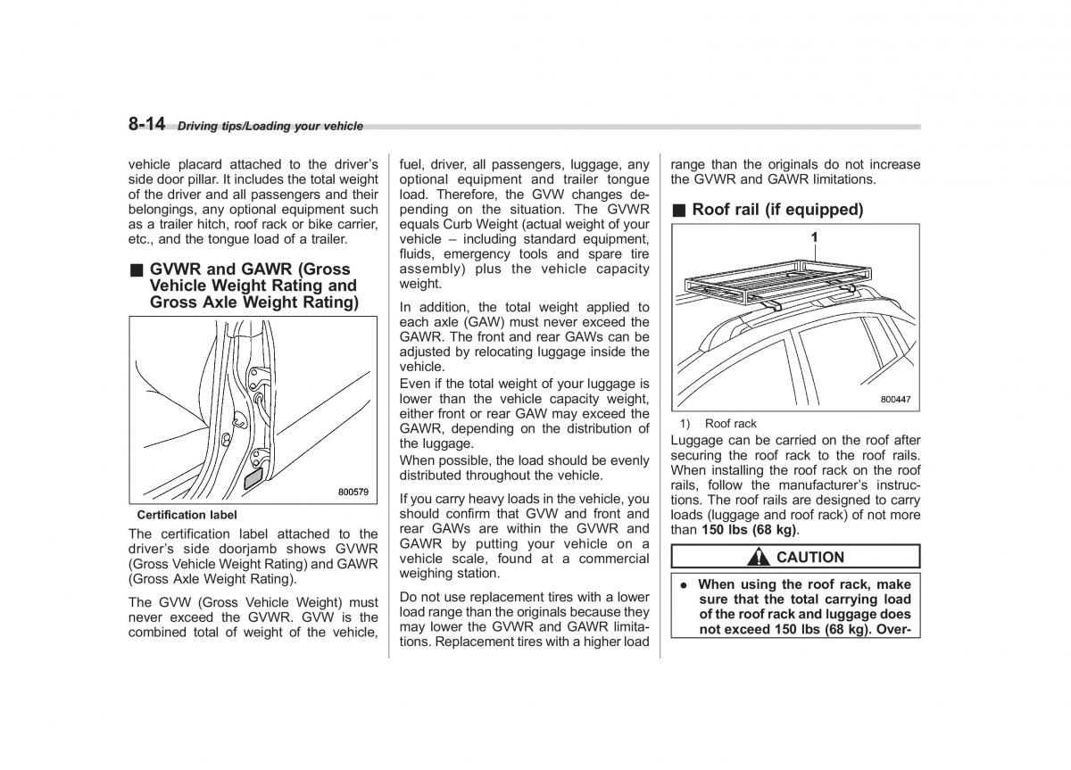 Subaru Forester IV 4 owners manual / page 407