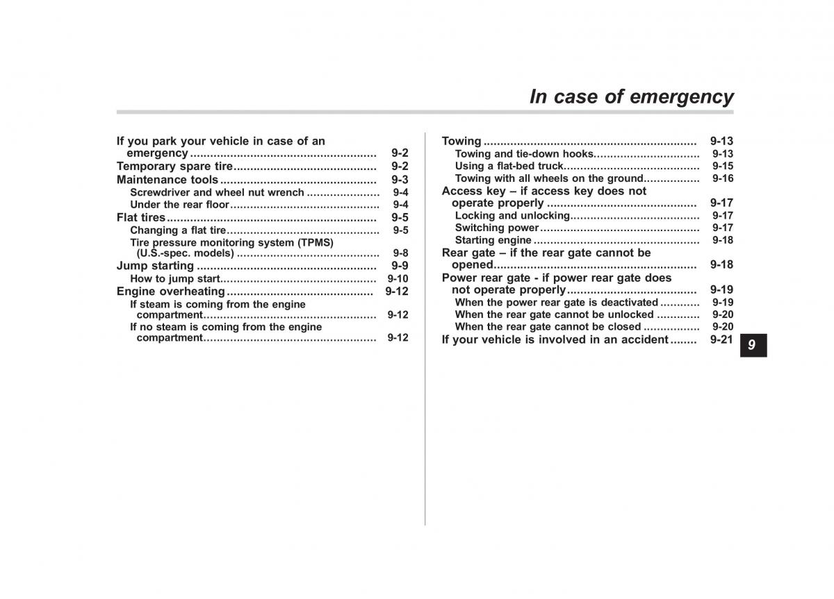 Subaru Forester IV 4 owners manual / page 420