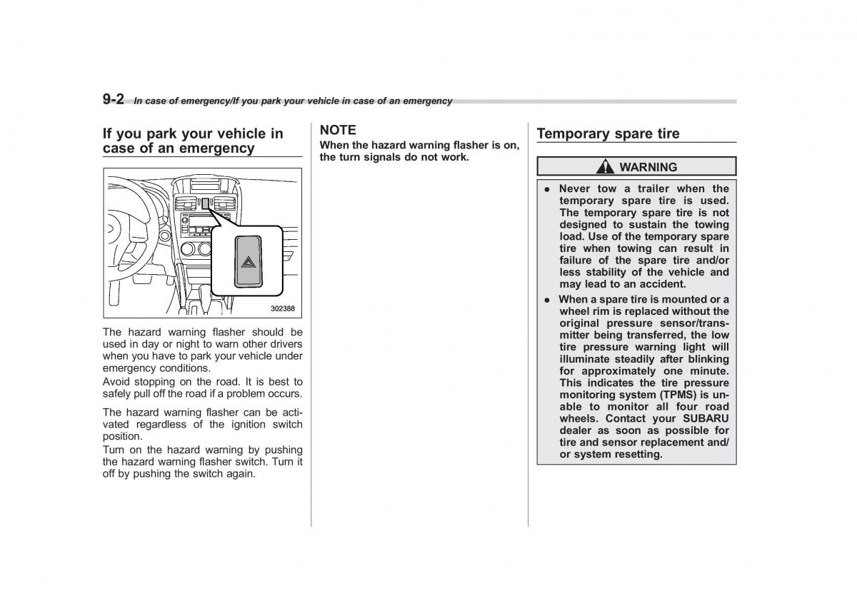 Subaru Forester IV 4 owners manual / page 421