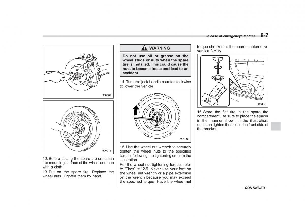 Subaru Forester IV 4 owners manual / page 426