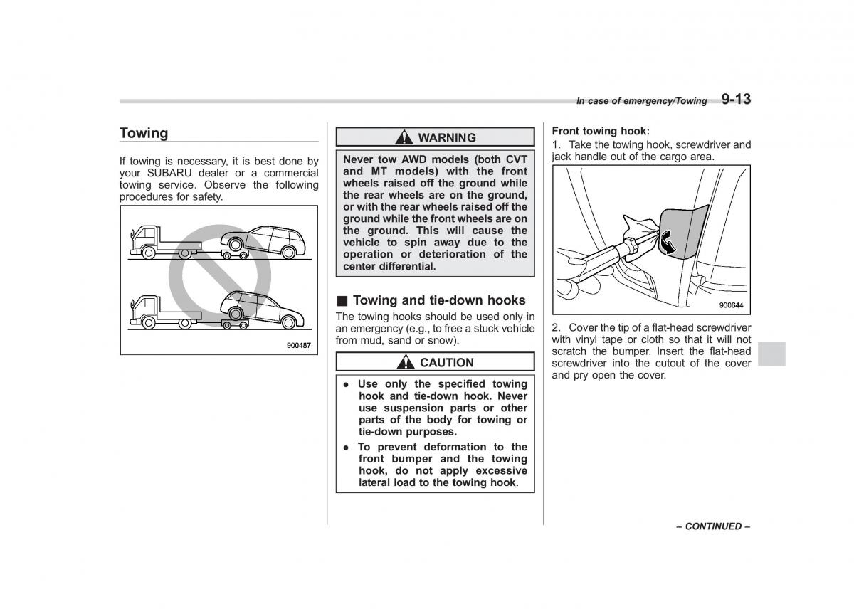 Subaru Forester IV 4 owners manual / page 432