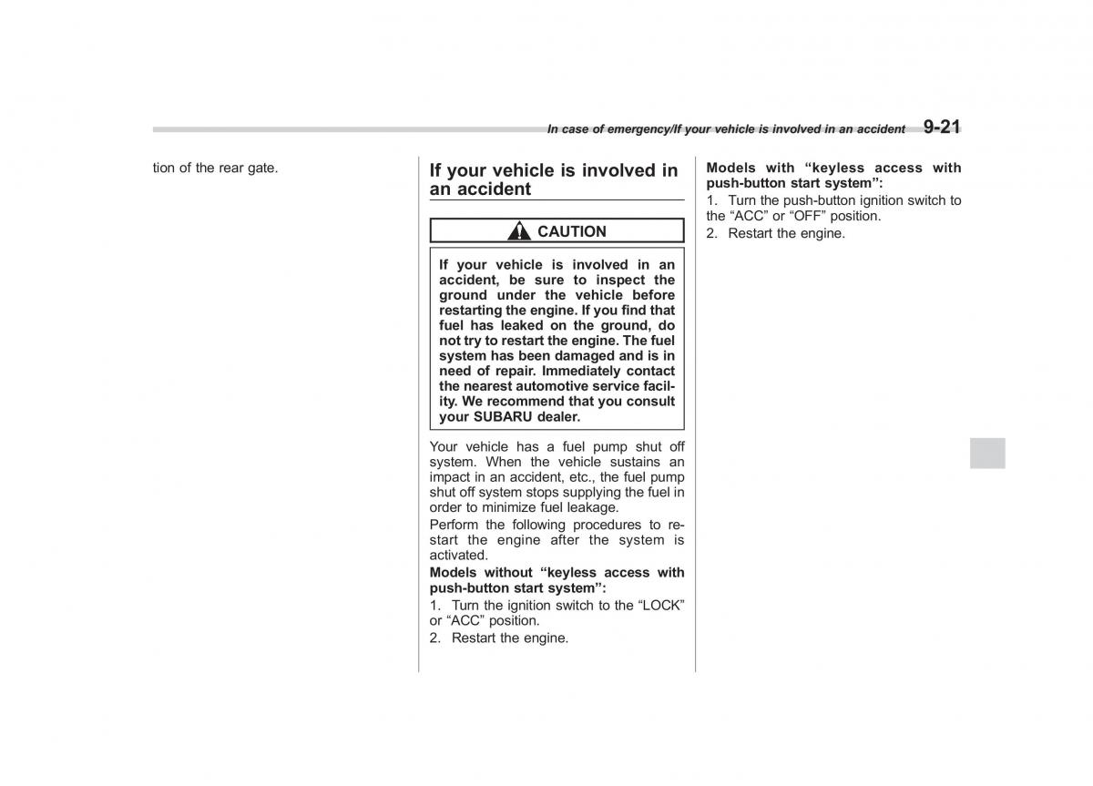 Subaru Forester IV 4 owners manual / page 440