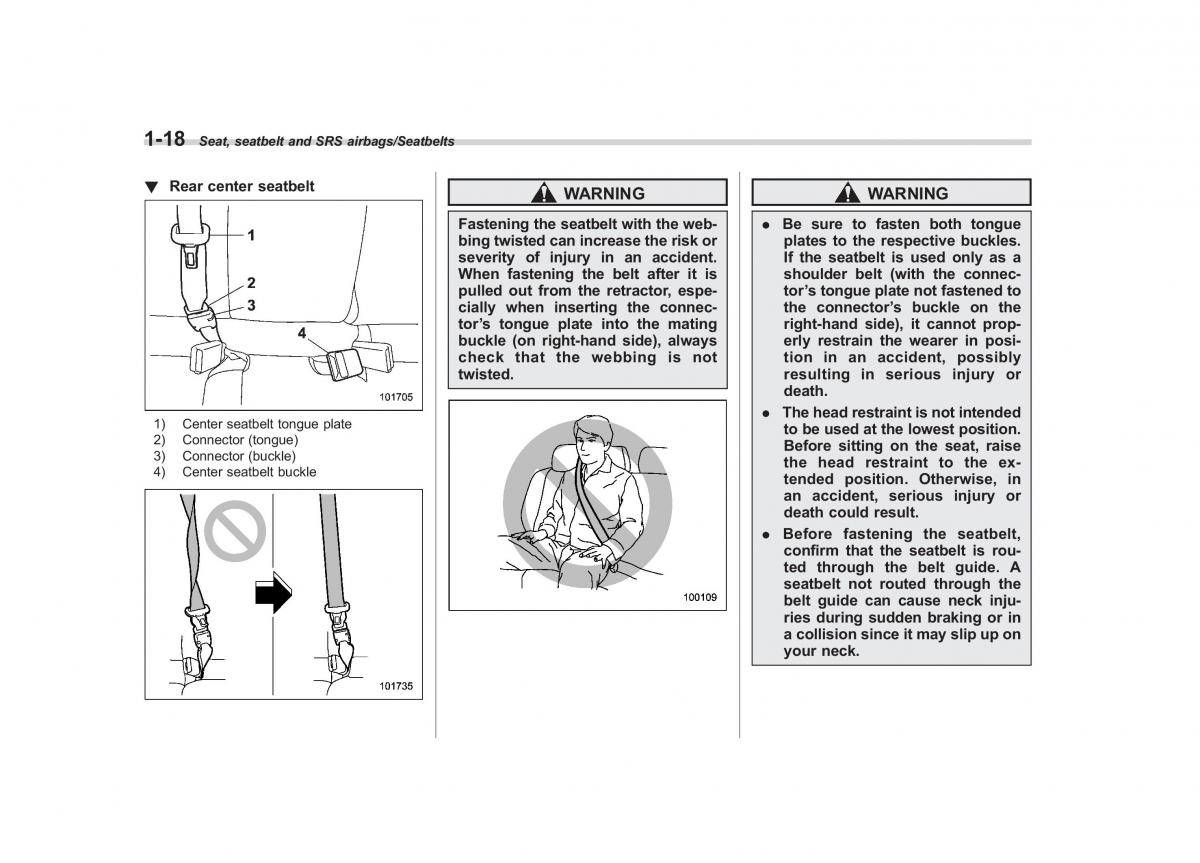 Subaru Forester IV 4 owners manual / page 45