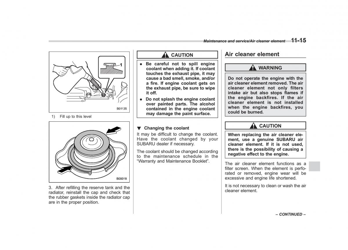 Subaru Forester IV 4 owners manual / page 462