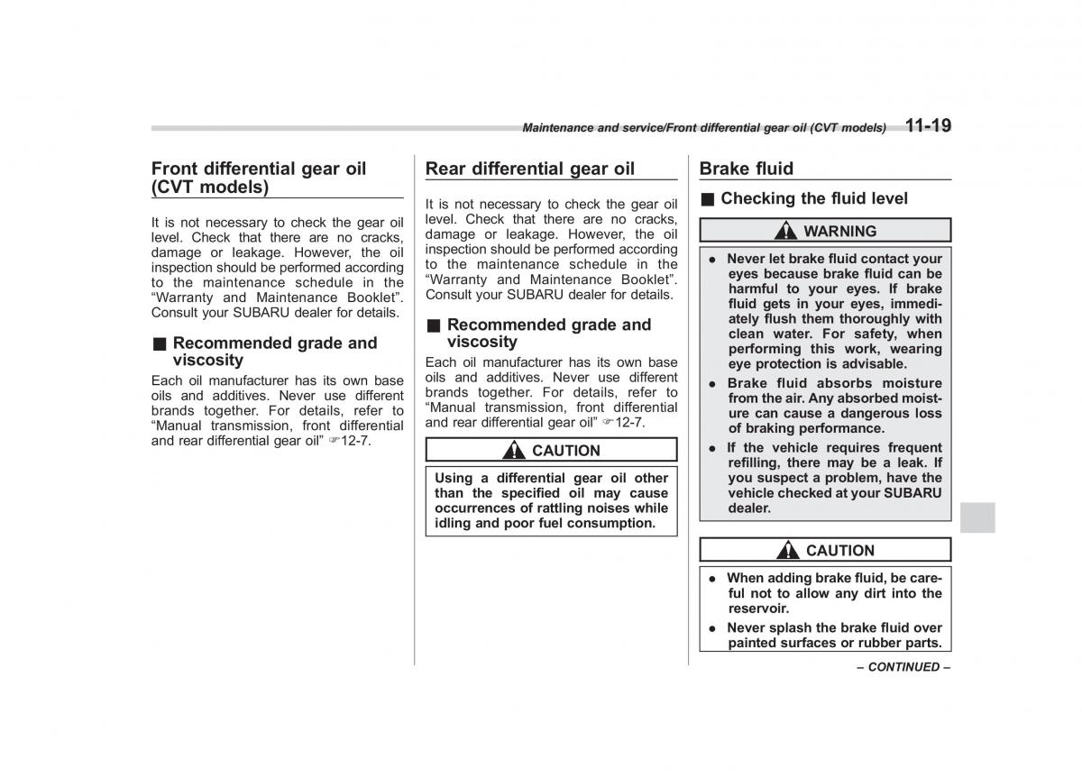 Subaru Forester IV 4 owners manual / page 466