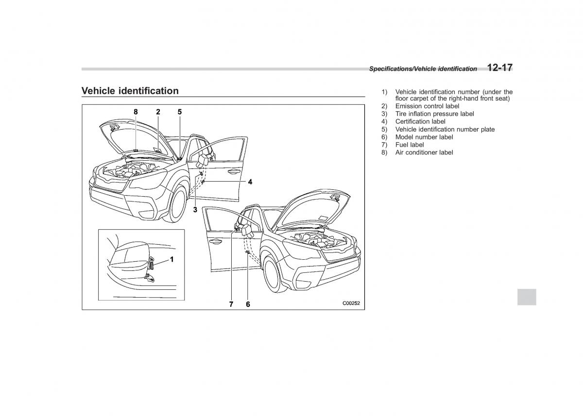 Subaru Forester IV 4 owners manual / page 510