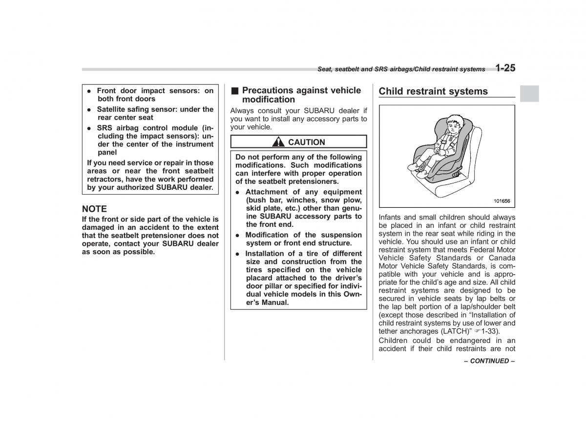 Subaru Forester IV 4 owners manual / page 52