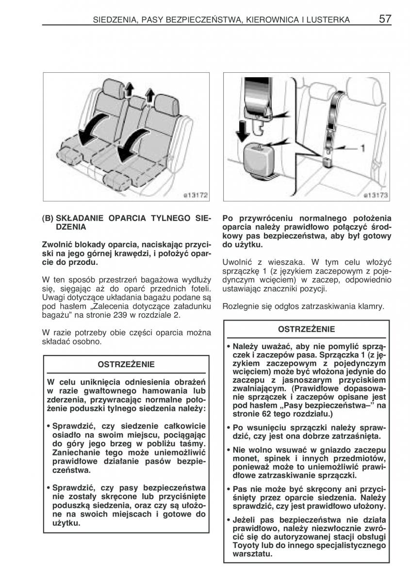 Toyota Corolla IX 9 E120 E130 E12 instrukcja obslugi / page 64