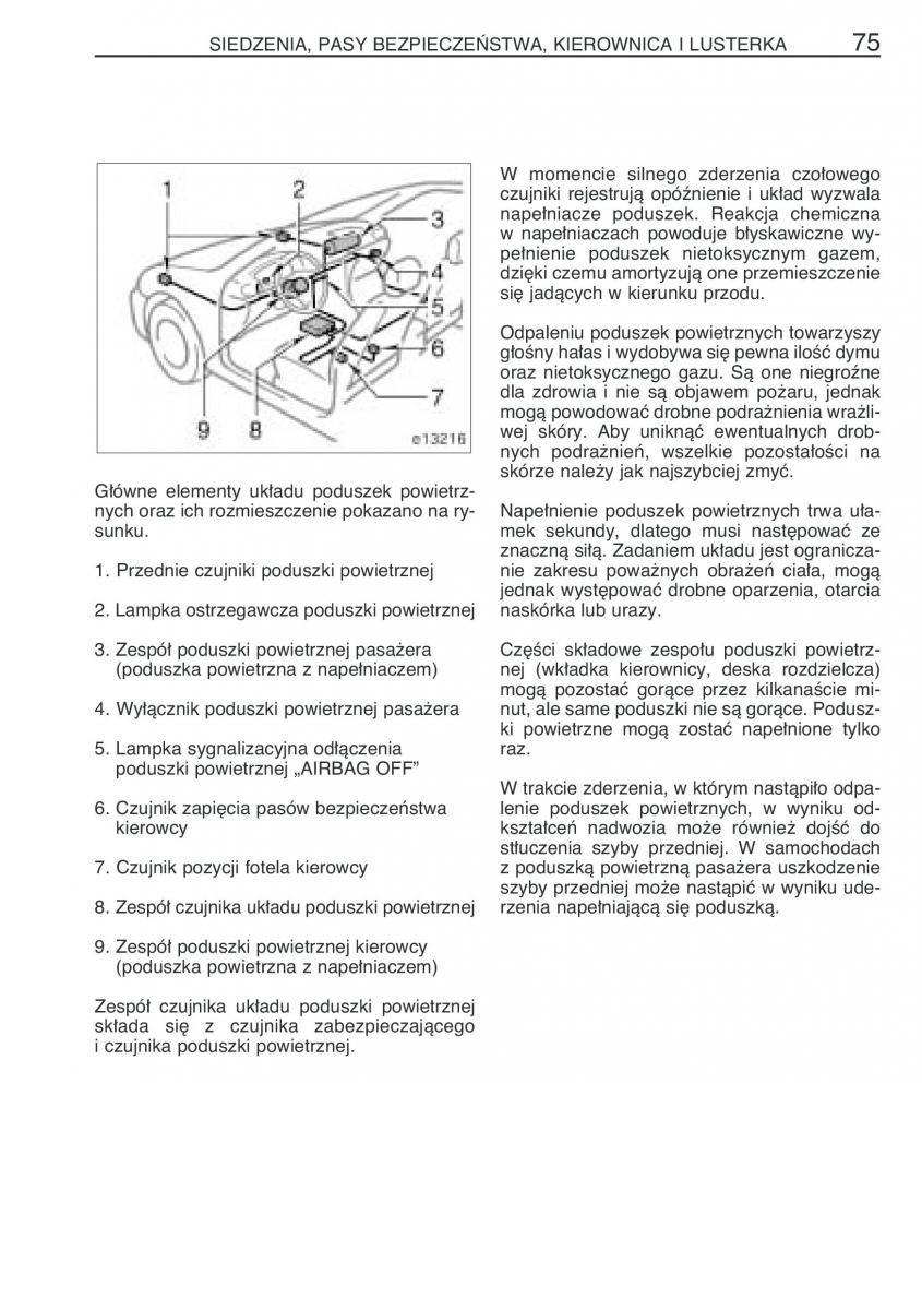 Toyota Corolla IX 9 E120 E130 E12 instrukcja obslugi / page 82