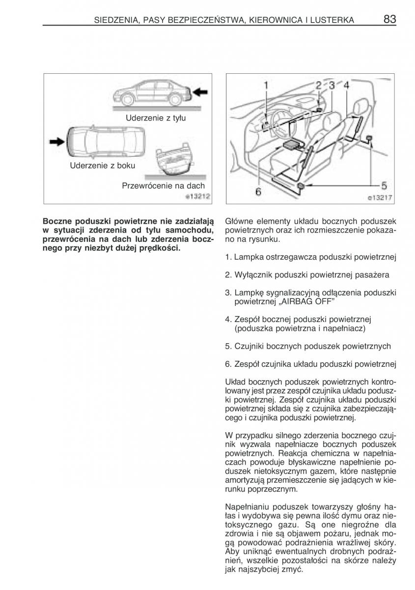 Toyota Corolla IX 9 E120 E130 E12 instrukcja obslugi / page 90