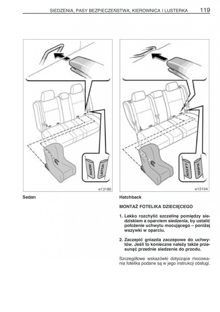 Toyota Corolla IX 9 E120 E130 E12 instrukcja obslugi / page 126