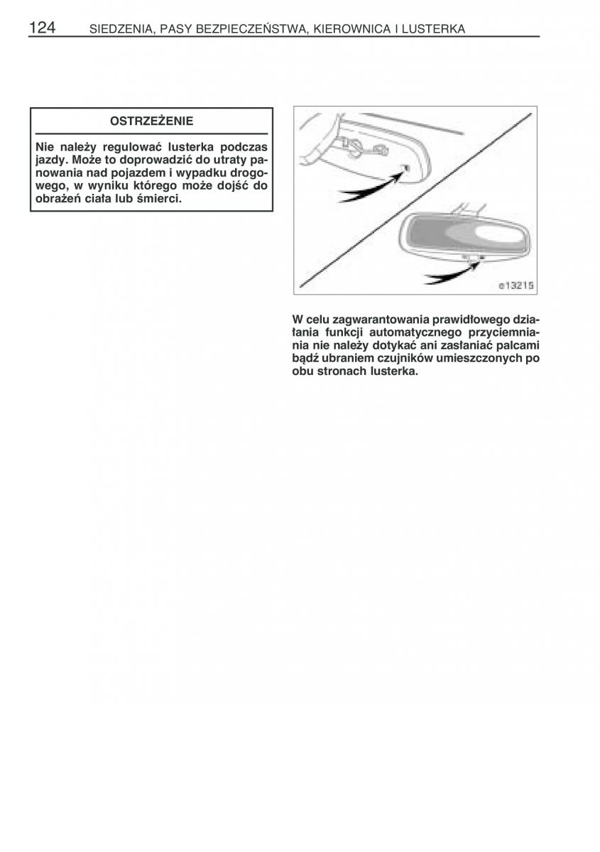 Toyota Corolla IX 9 E120 E130 E12 instrukcja obslugi / page 131