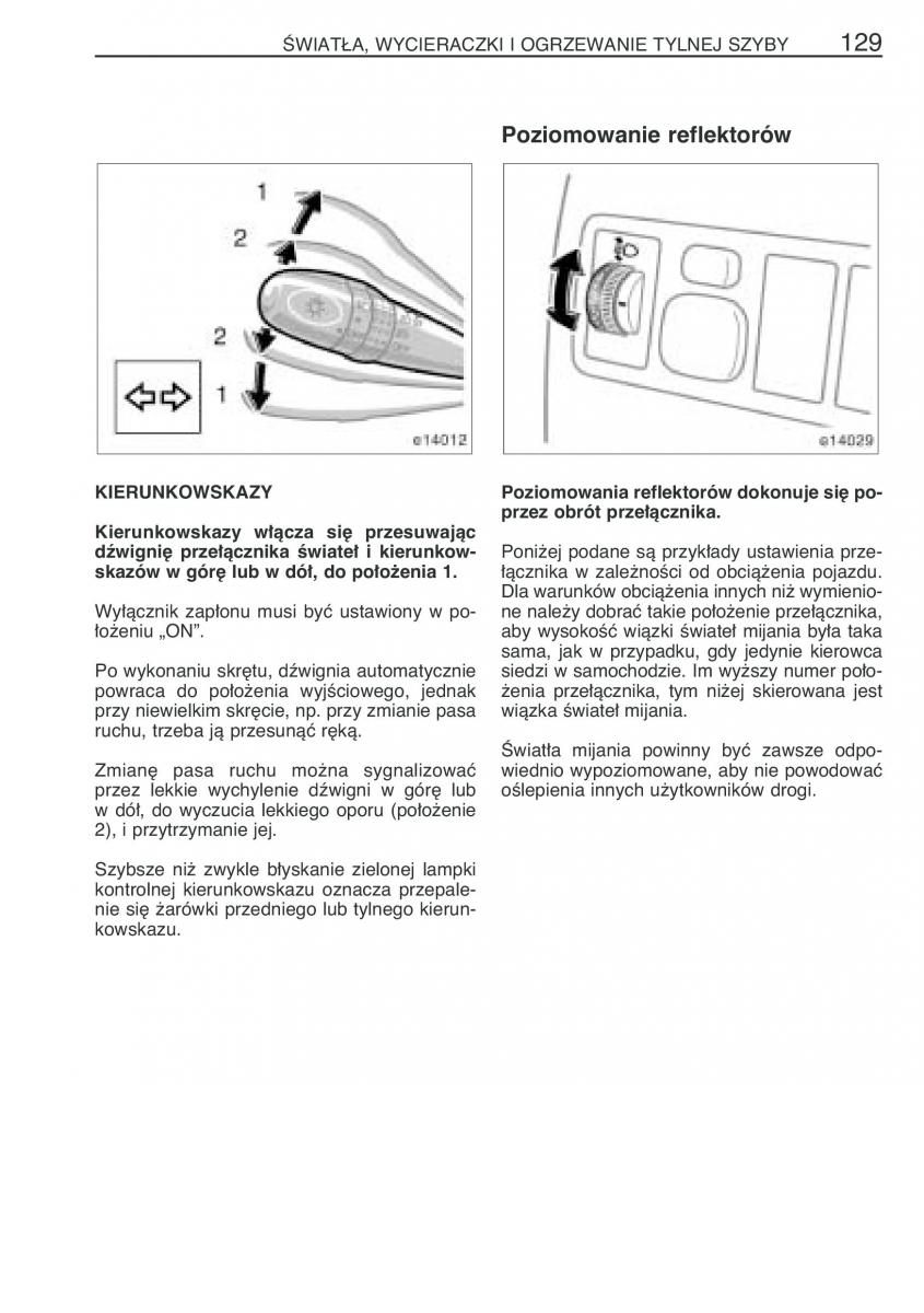 Toyota Corolla IX 9 E120 E130 E12 instrukcja obslugi / page 136