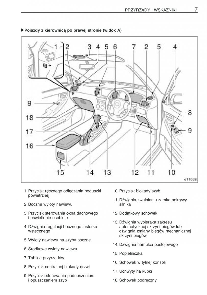 Toyota Corolla IX 9 E120 E130 E12 instrukcja obslugi / page 14