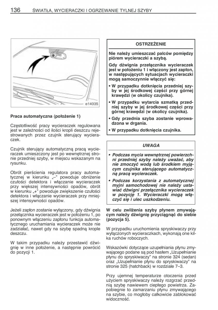 Toyota Corolla IX 9 E120 E130 E12 instrukcja obslugi / page 143