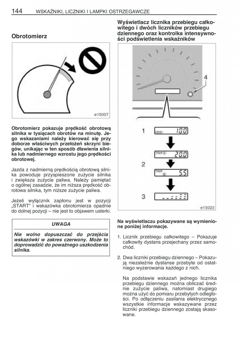 Toyota Corolla IX 9 E120 E130 E12 instrukcja obslugi / page 151