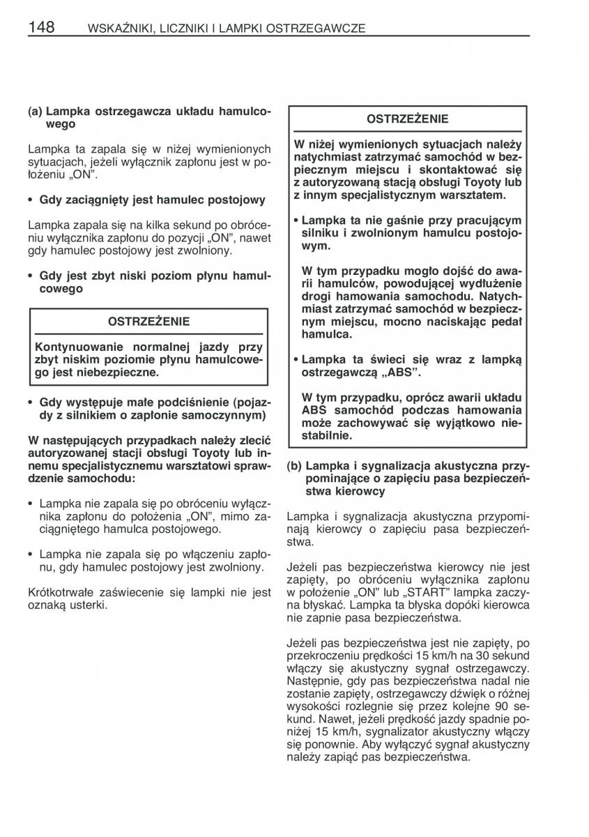 Toyota Corolla IX 9 E120 E130 E12 instrukcja obslugi / page 155