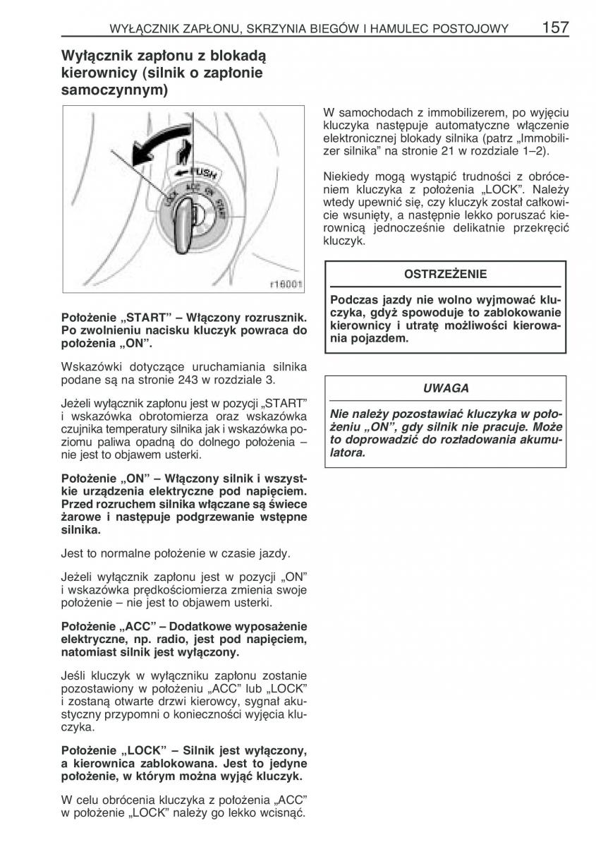 Toyota Corolla IX 9 E120 E130 E12 instrukcja obslugi / page 164