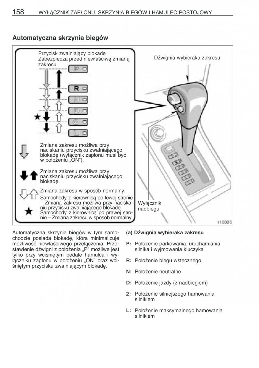 Toyota Corolla IX 9 E120 E130 E12 instrukcja obslugi / page 165