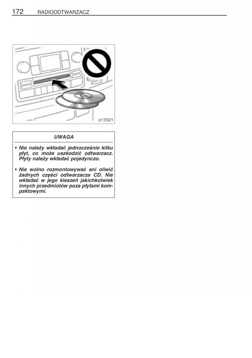 Toyota Corolla IX 9 E120 E130 E12 instrukcja obslugi / page 179