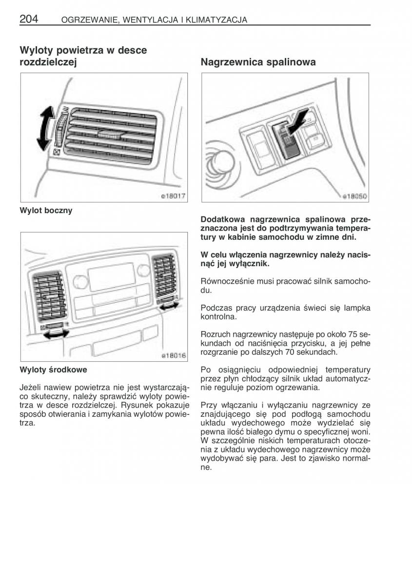 Toyota Corolla IX 9 E120 E130 E12 instrukcja obslugi / page 211