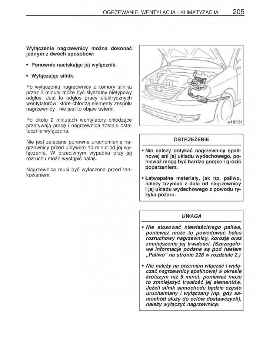 Toyota Corolla IX 9 E120 E130 E12 instrukcja obslugi / page 212