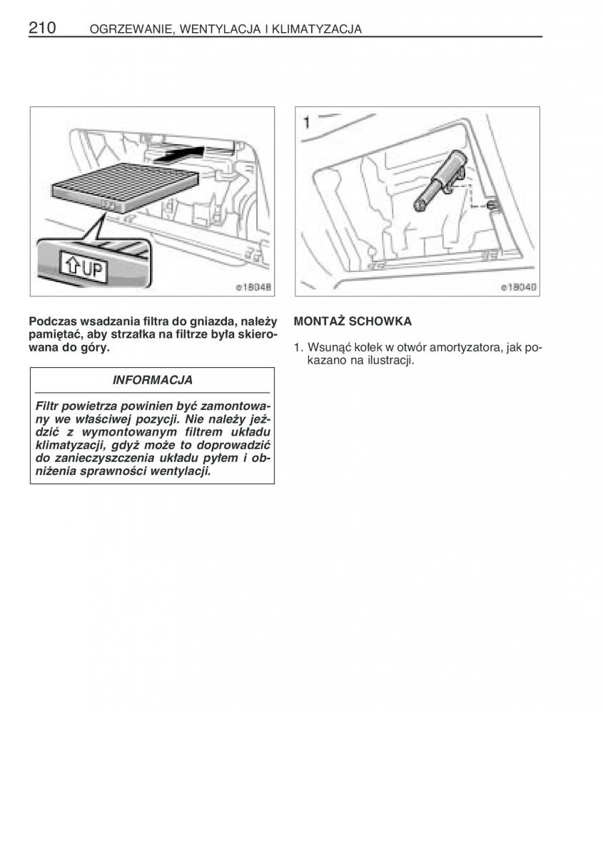 Toyota Corolla IX 9 E120 E130 E12 instrukcja obslugi / page 217