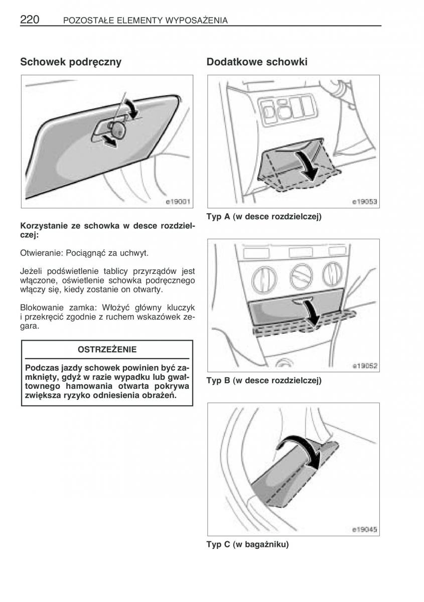 Toyota Corolla IX 9 E120 E130 E12 instrukcja obslugi / page 227